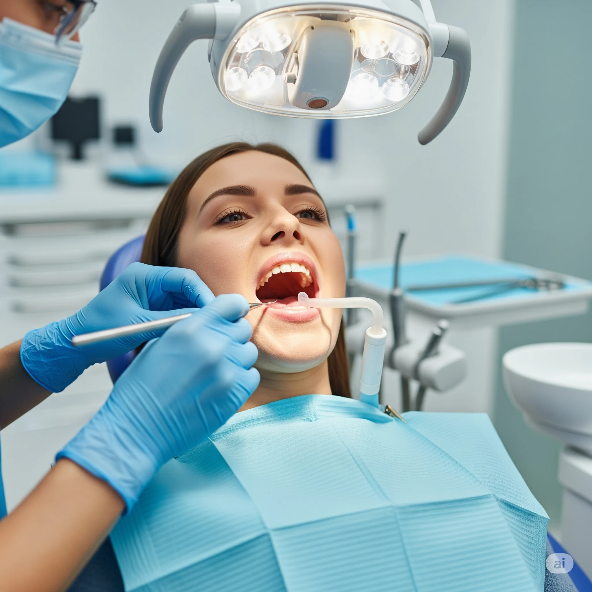 Dental Produkte und Liegenabdeckung